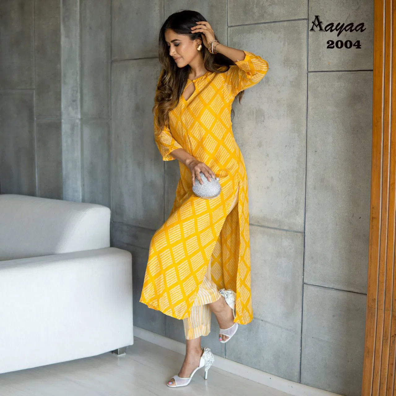 Aayaa Vol 2 By Aaya Pure Maslin Heavy Digital Printed Top With Bottom Bulk Orders In India